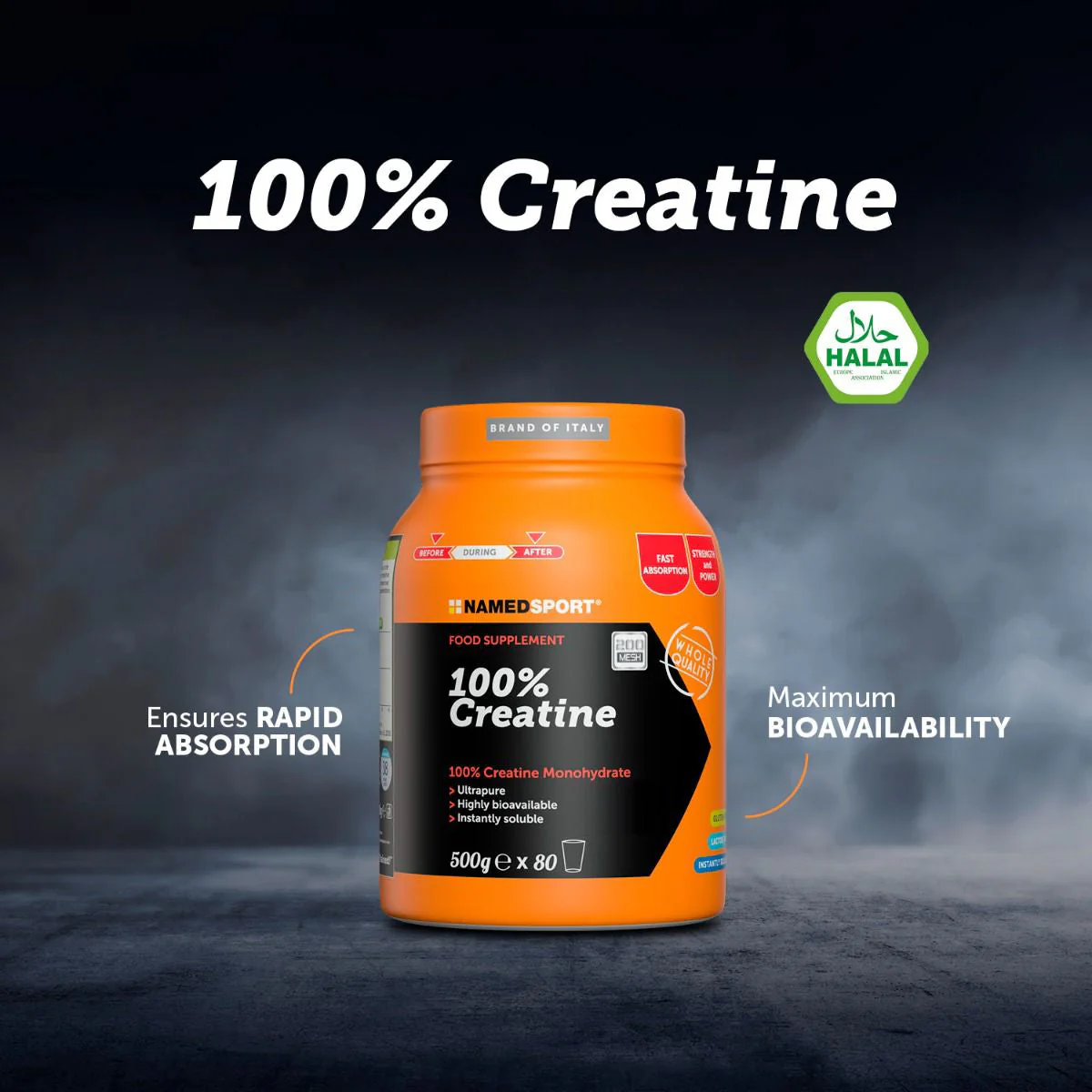 100% Creatina Monohidratada 500g Namedsport - Image 2
