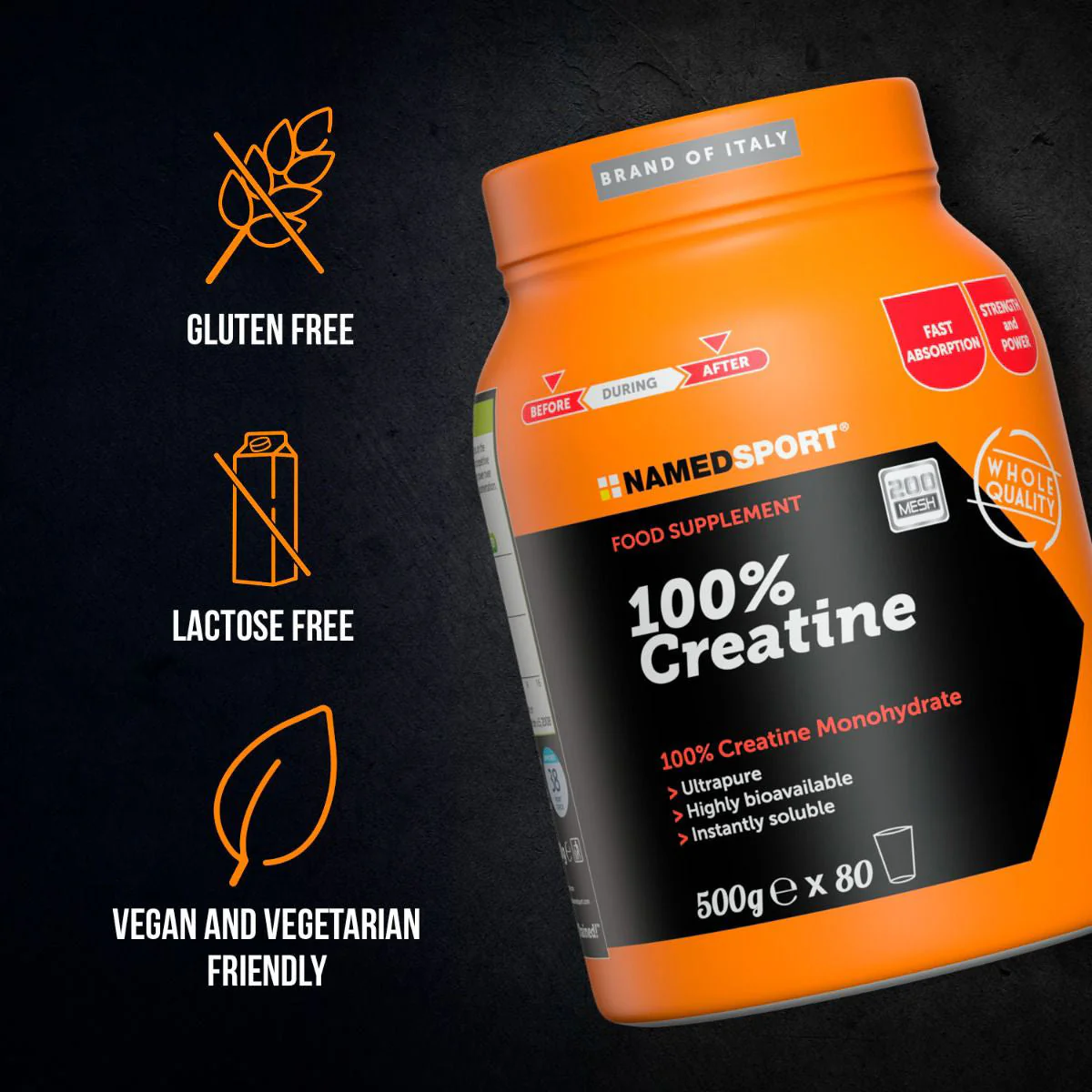 100% Creatina Monohidratada 500g Namedsport - Image 4