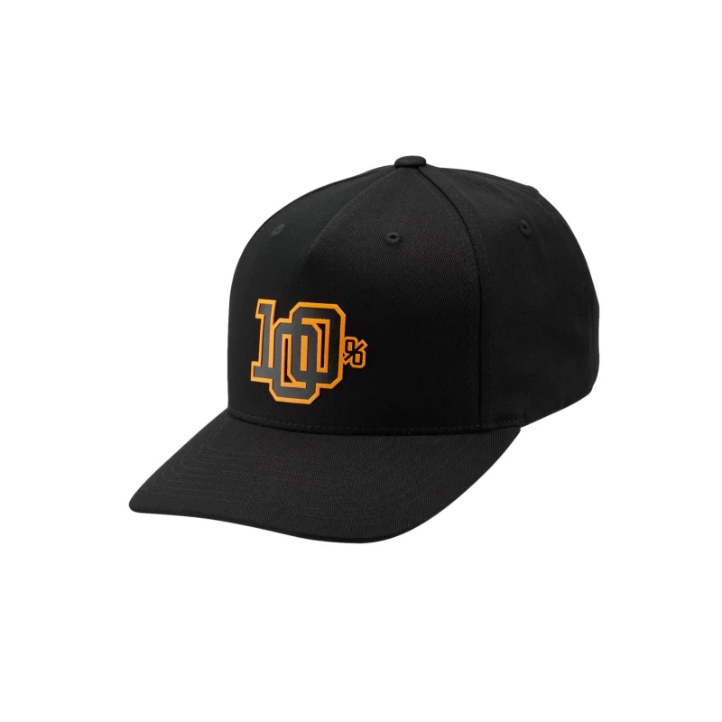 100% Gorro Jockey Varsity Snapback Black