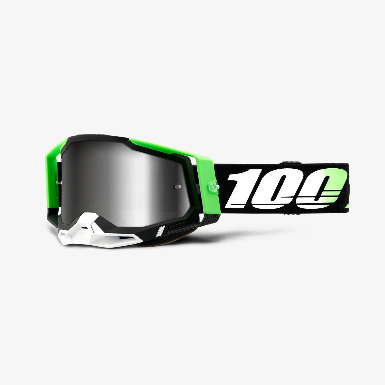 100% Racecraft 2 Goggle Kalkuta - Mirror Silver Lens