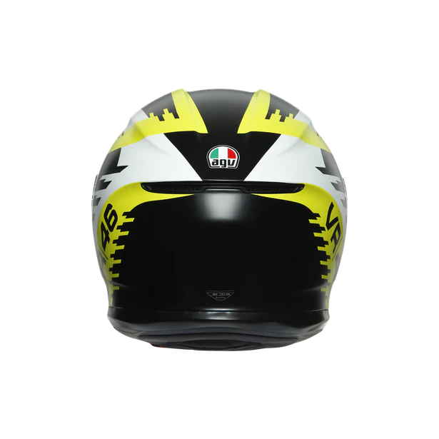 AGV Casco Moto K6 Rapid 46 Negro Matte/Blanco/Amarillo Fluor - Image 5
