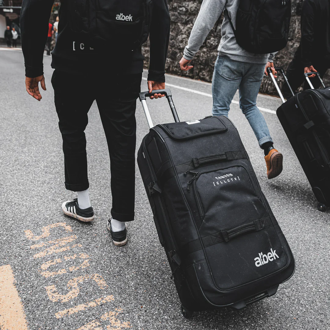 Albek Long Haul Cheked Bolso de Viaje Negro - Image 3