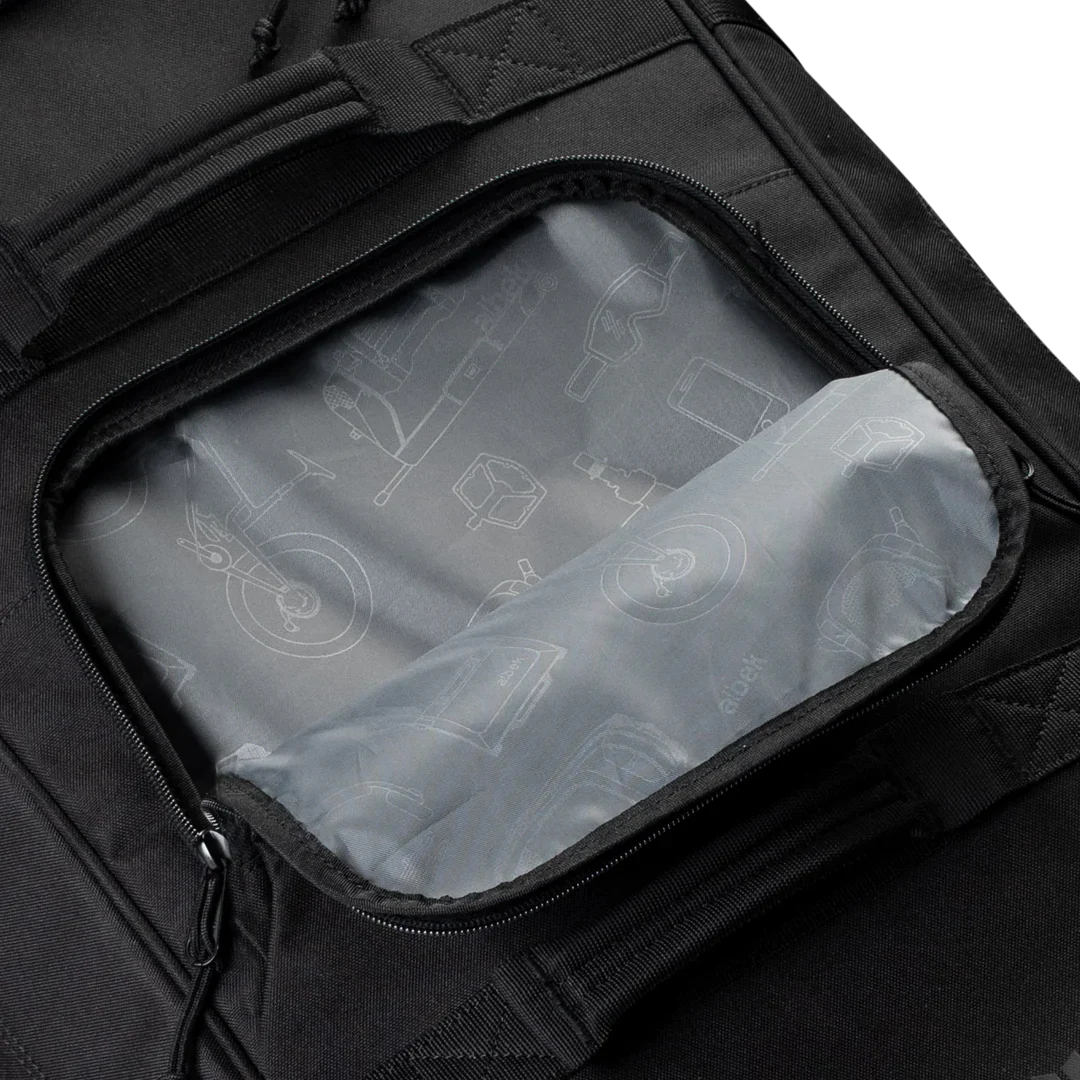 Albek Long Haul Cheked Bolso de Viaje Negro - Image 5