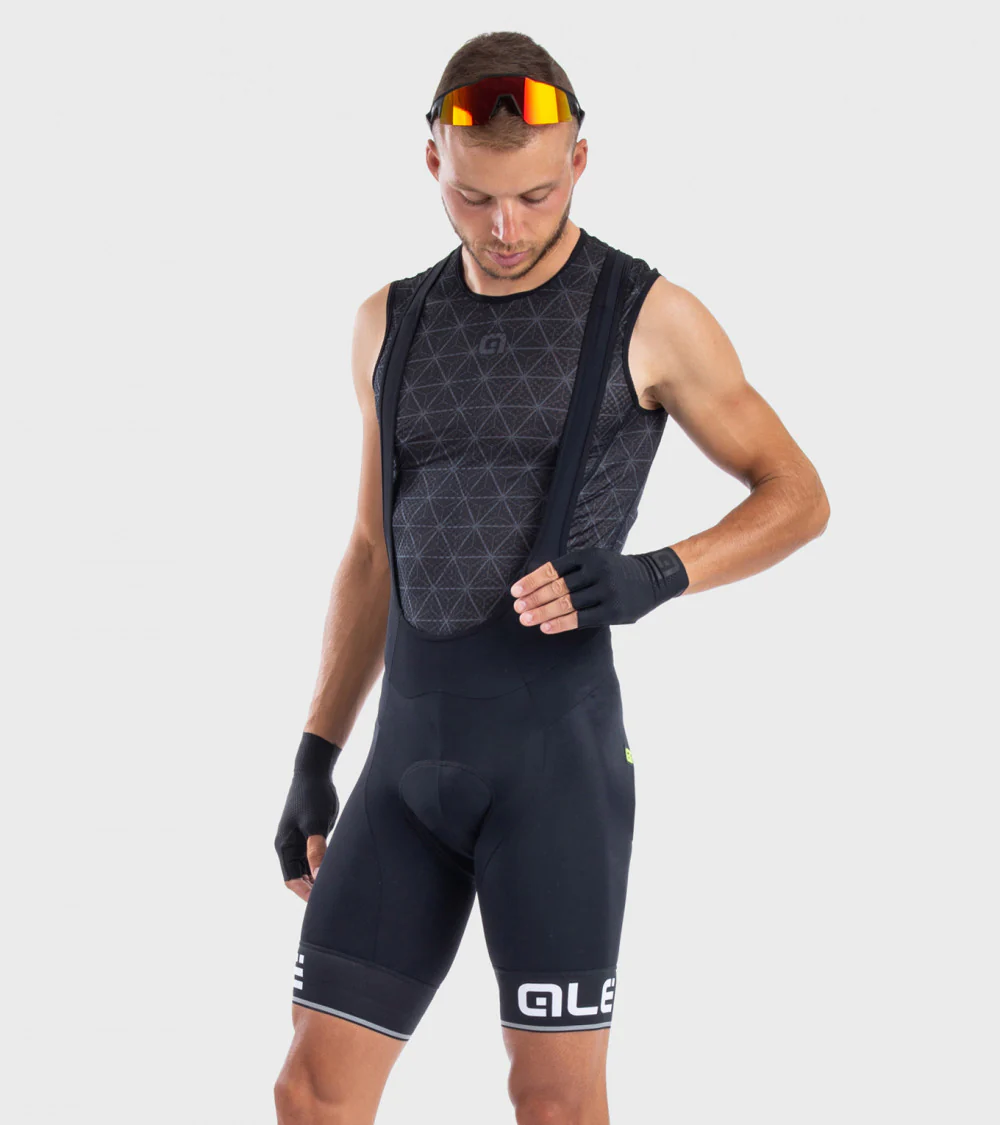 Ale Calzas Solid Corsa Neg/Bco Hombre - Image 3