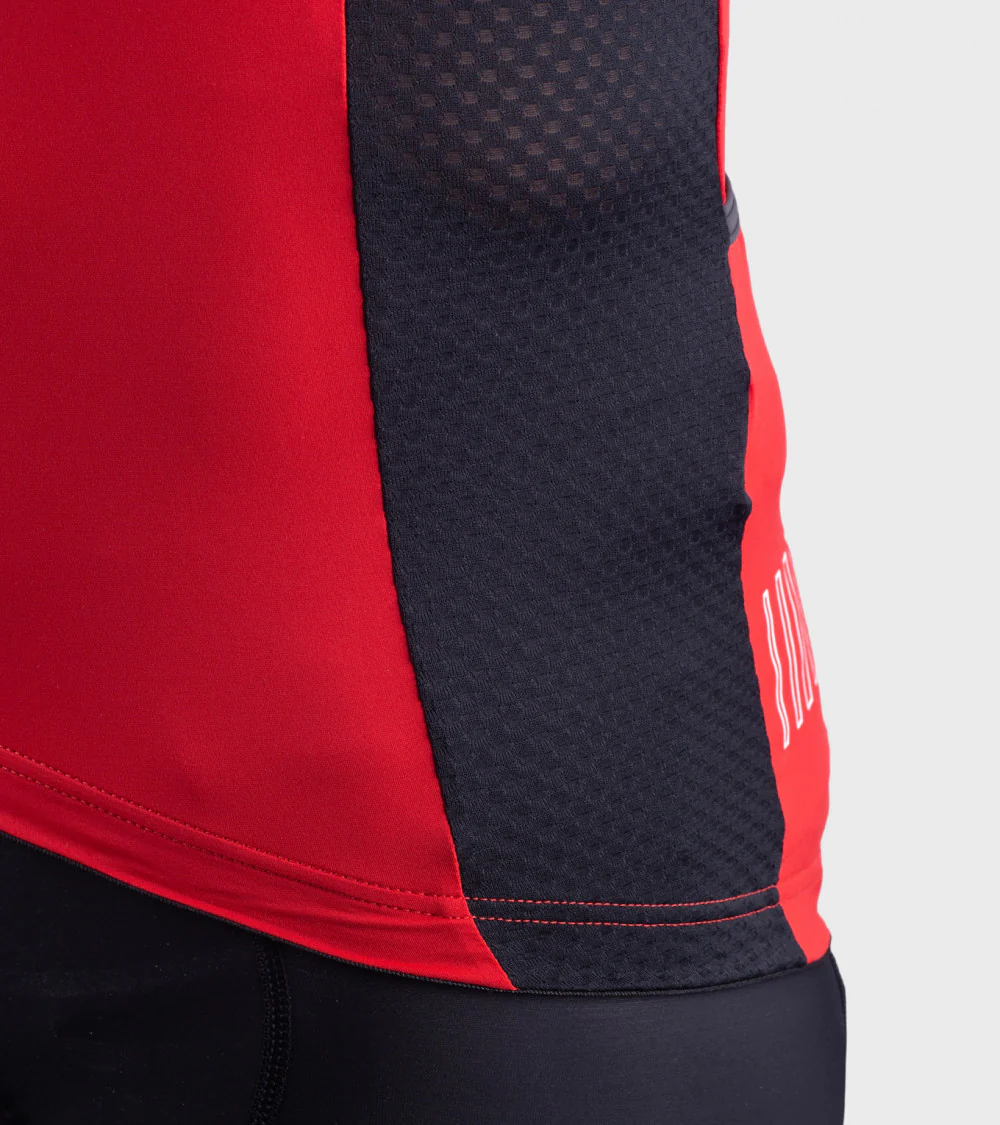 Ale Tricota Solid Color Block Rojo Hombre - Image 4