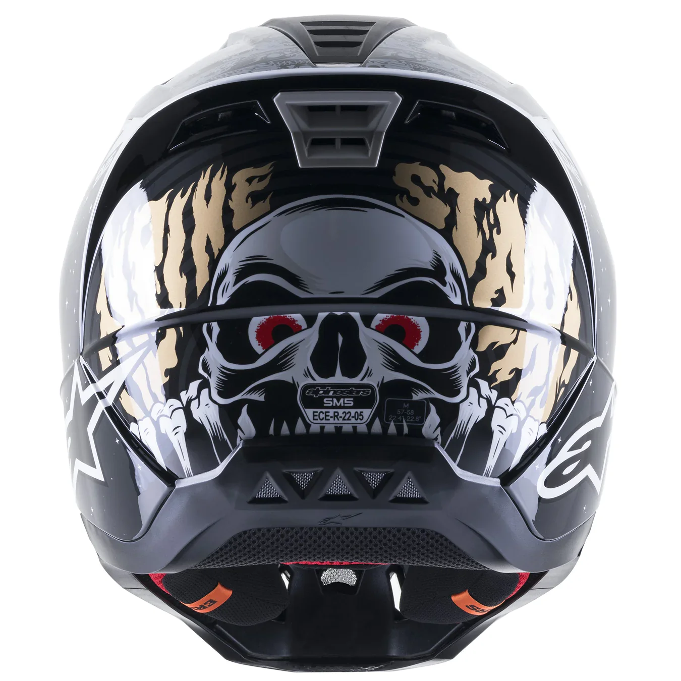 Casco Moto Alpinestars SM5 Solar Flare Negro - Image 5