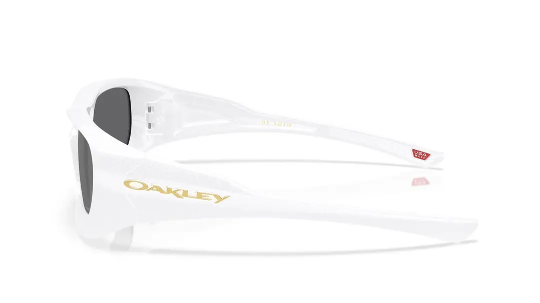 Anteojos Oakley De Soto Prizm Black Lenses Pearl White Frame - Image 3