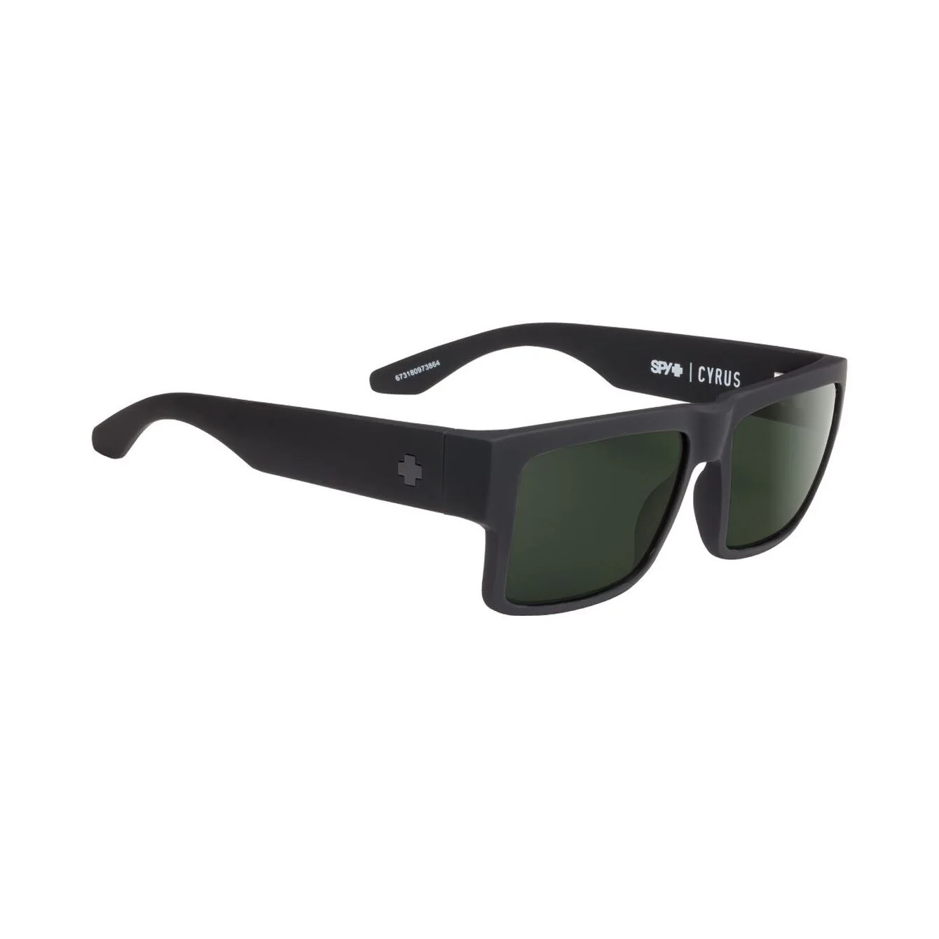 Anteojos SPY+  Cyrus Matte Black - Happy Gray Green - Image 2