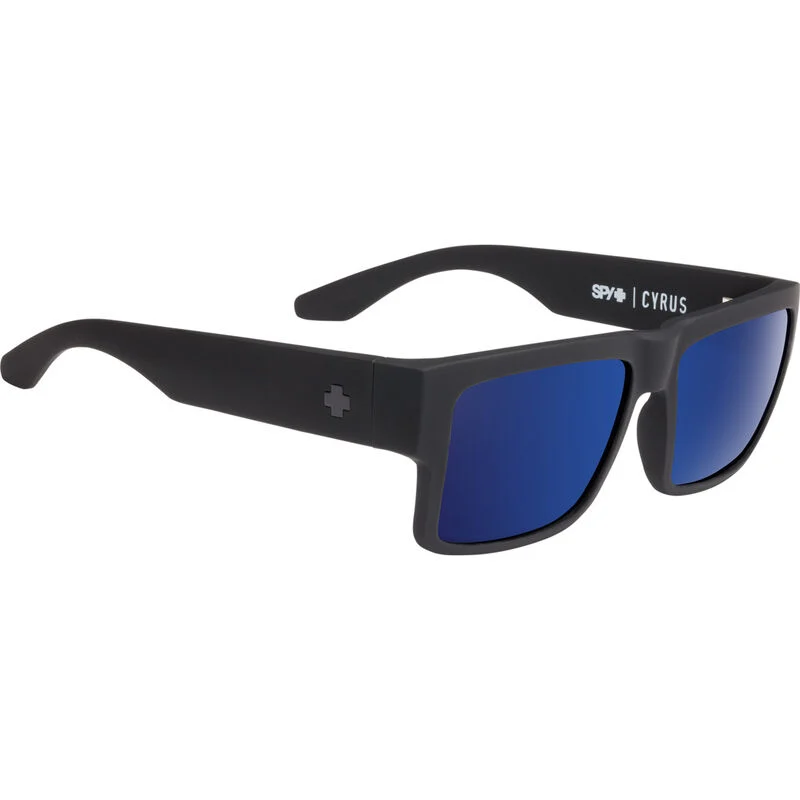 Anteojos SPY+ Cyrus Soft Matte Black - Happy Bronze with Blue Spectra
