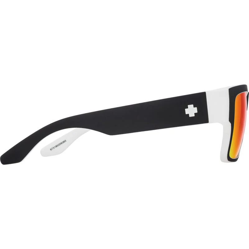 Anteojos SPY+ Cyrus Whitewall - Happy Gray Green with Red Spectra - Image 2