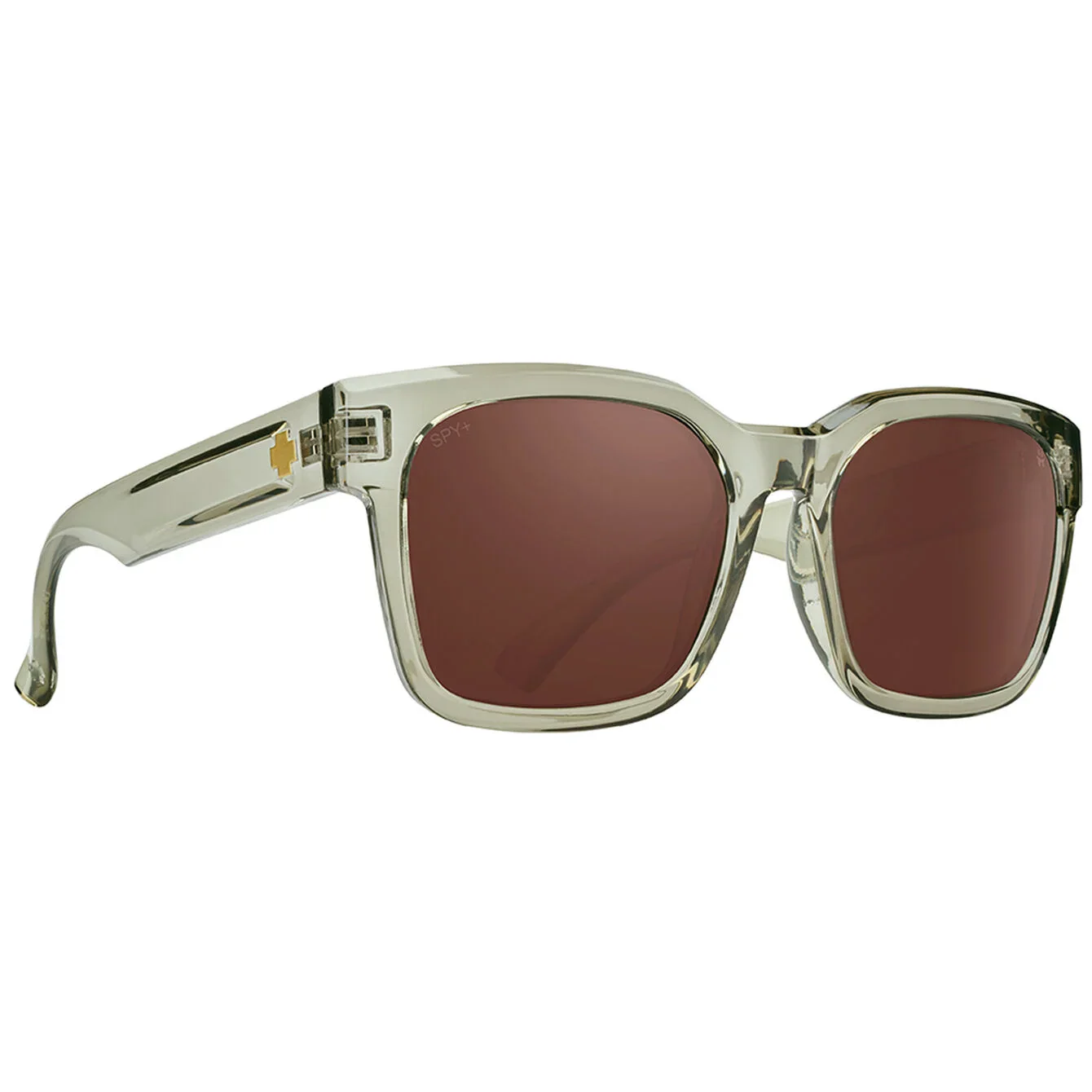 Anteojos SPY+  Dessa Translucent Dusty Olive - Happy Bronze Polar