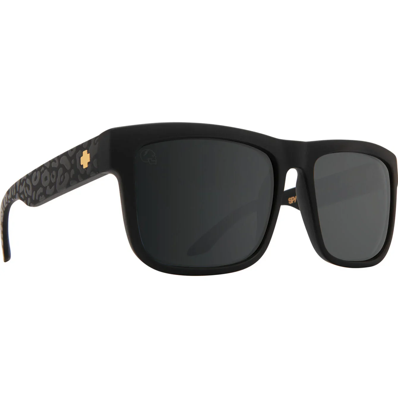 Anteojos SPY+  Discord Matte Black Leopard - HD Plus Gray Green with Silver Light Spectra Mirror