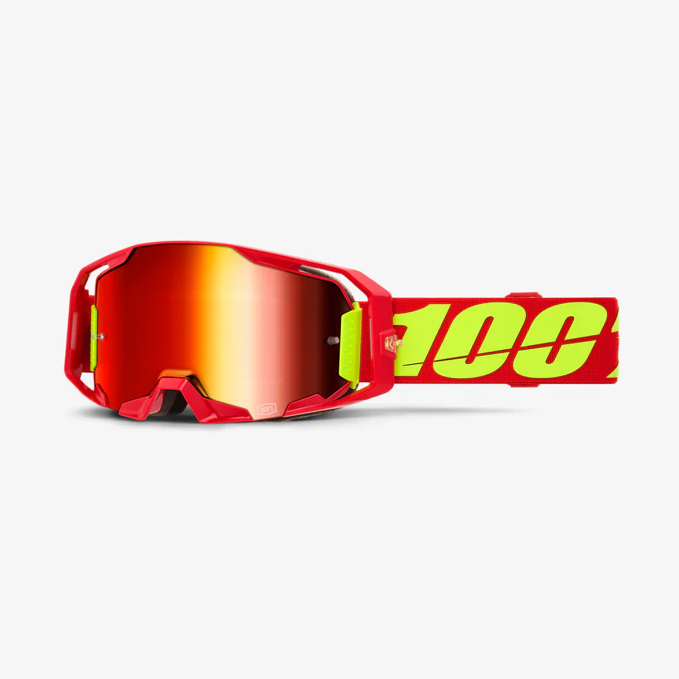 Antiparra 100% Armatic Google Red Mirror Red Lens