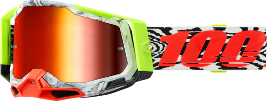 Antiparra 100% Racecraft 2 Goggle Engal - Mirror Red Lens