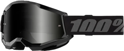 Antiparra 100% Strata 2 Sand Goggle Black - Smoke Lens