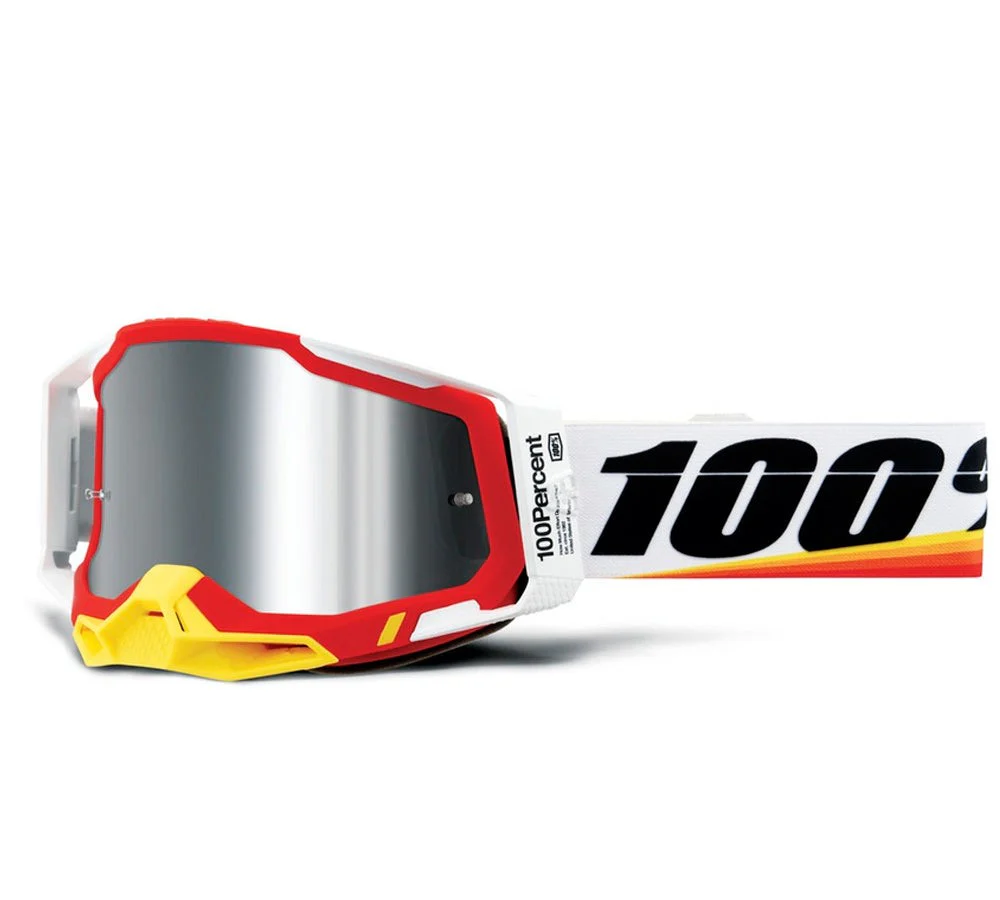 Antiparra modelo Racecraft 2 Arsham Red Silver Lens | 100 Percent