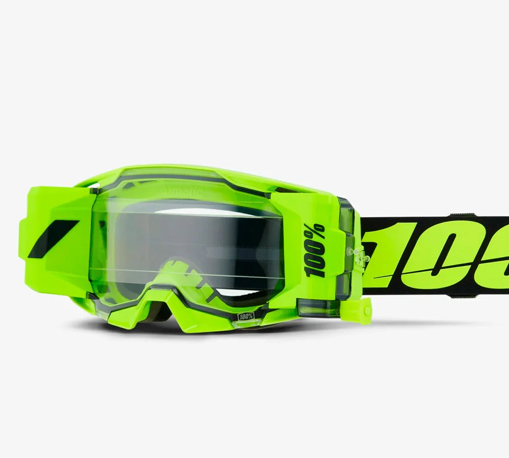 Antiparra Off-Road modelo ARmatic ForeCast Neon Yellow | 100 Percent