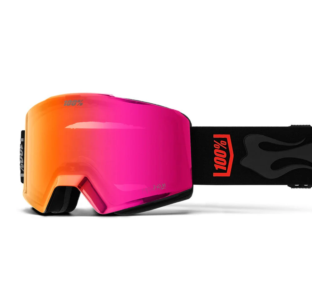Antiparra para nieve modelo NORG Max Palm Black Hiper Black Lens | 100 Percent - Image 2