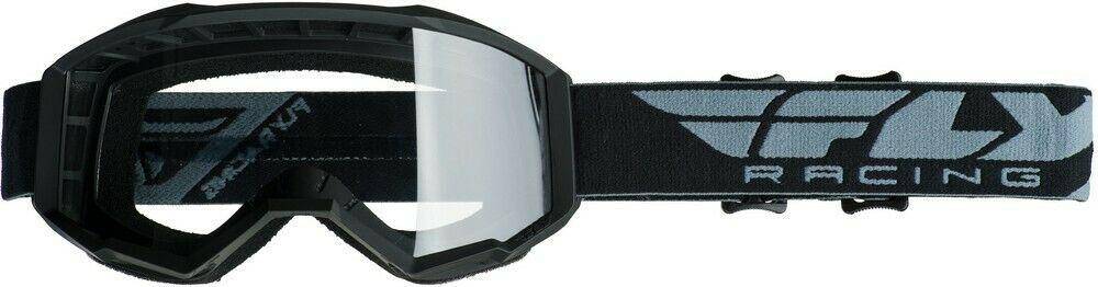 Antiparras Focus W/Clear Lens Negro Fly Racing
