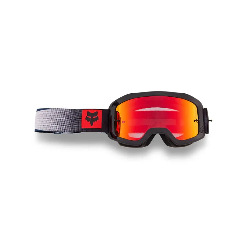 Antiparras Moto Fox Main Drive Espejada Gris/Rojo