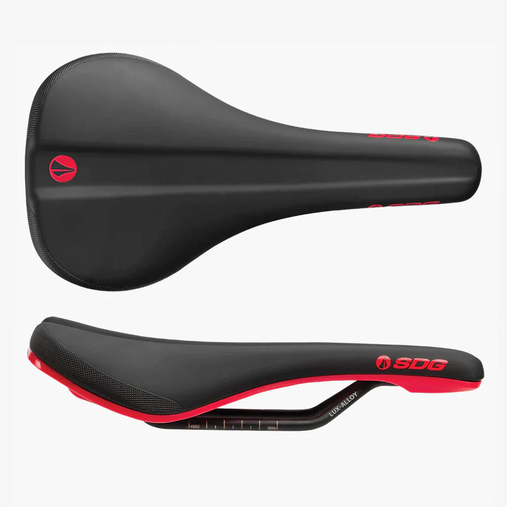 Asiento Sdg Bel-Air 3.0 Lux-Alloy Negro-Rojo - Image 3