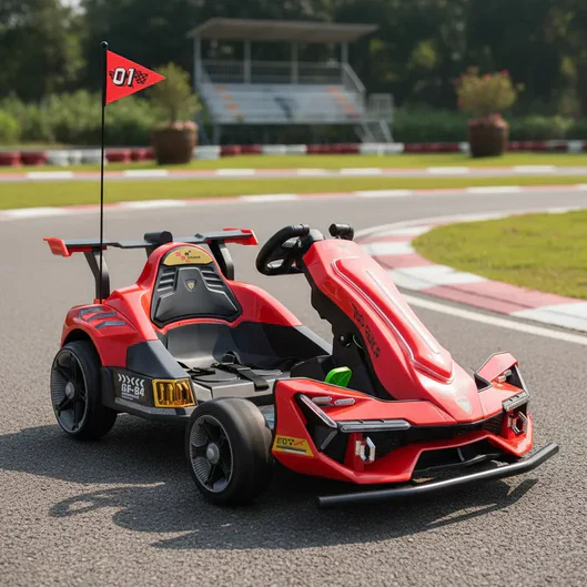 Auto Eléctrico F1 Drift Full Performance Niño Niña Rojo - Image 3