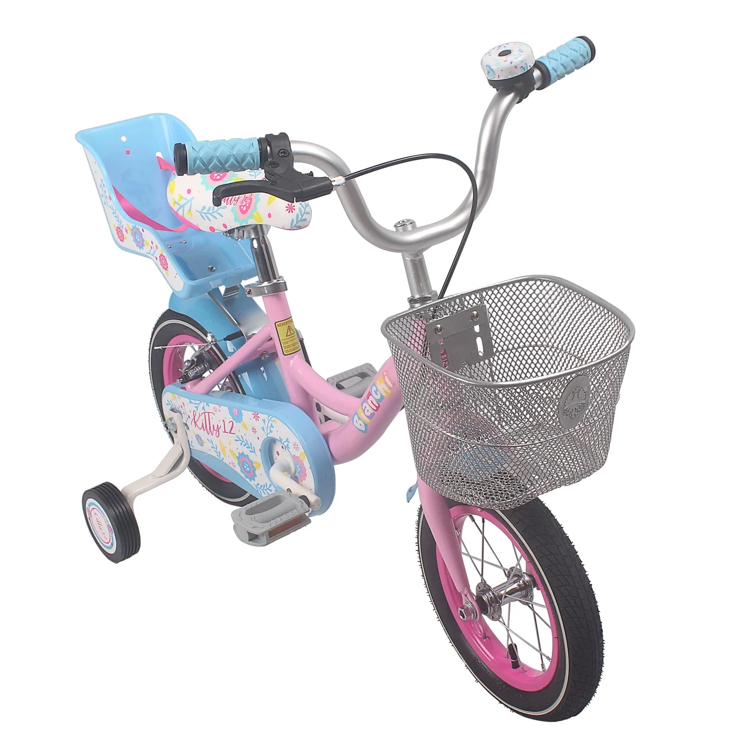 Bicicleta Bianchi Kitty 12 Rosado / Celeste - Image 3