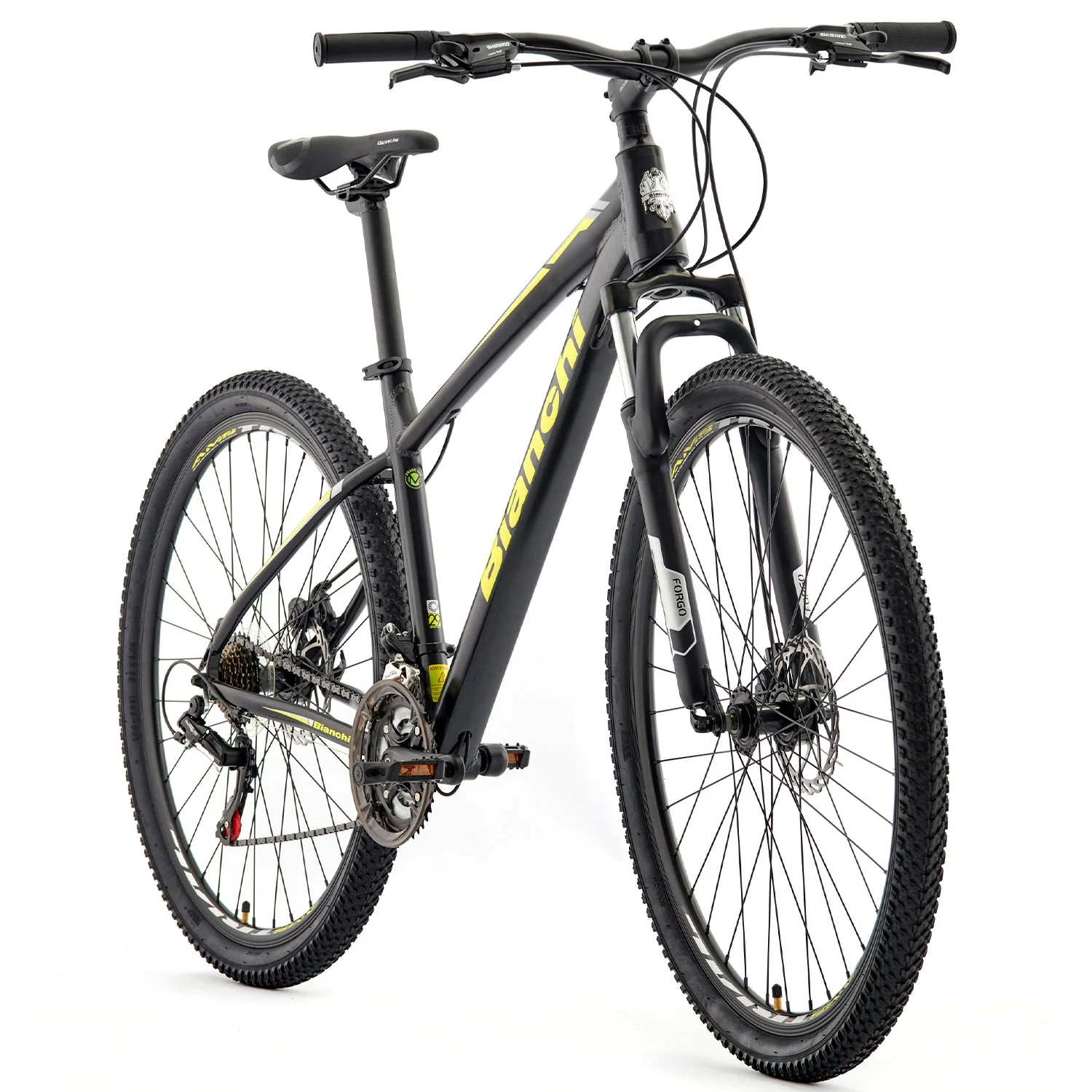 Bicicleta Bianchi Stone Mountain 29 Negro Semi Mat/Amarillo - Image 3
