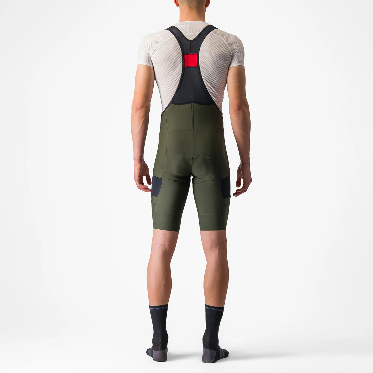 Bibshort Castelli Unlimited Cargo Deep Green - Image 2