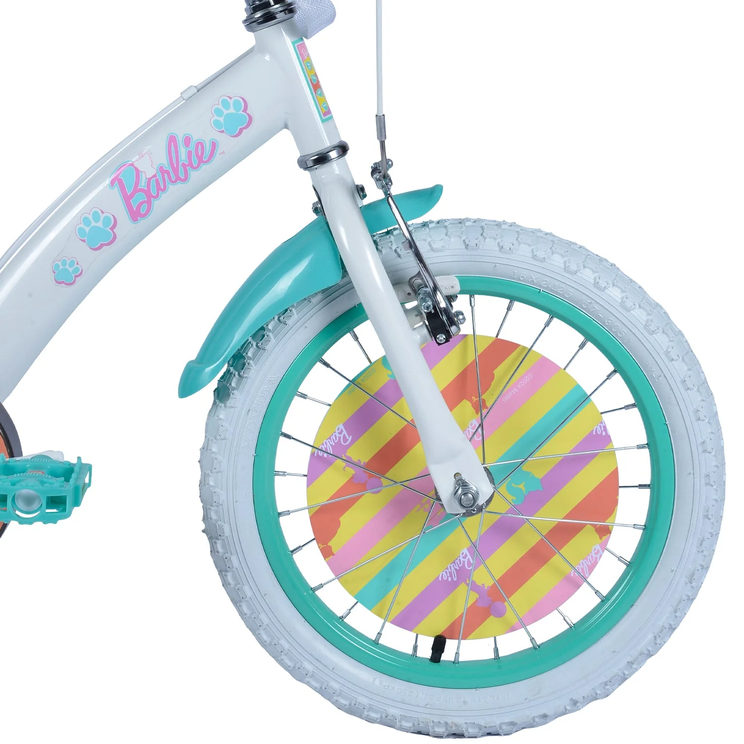 Bicicleta Barbie 16 Blanco - Image 3