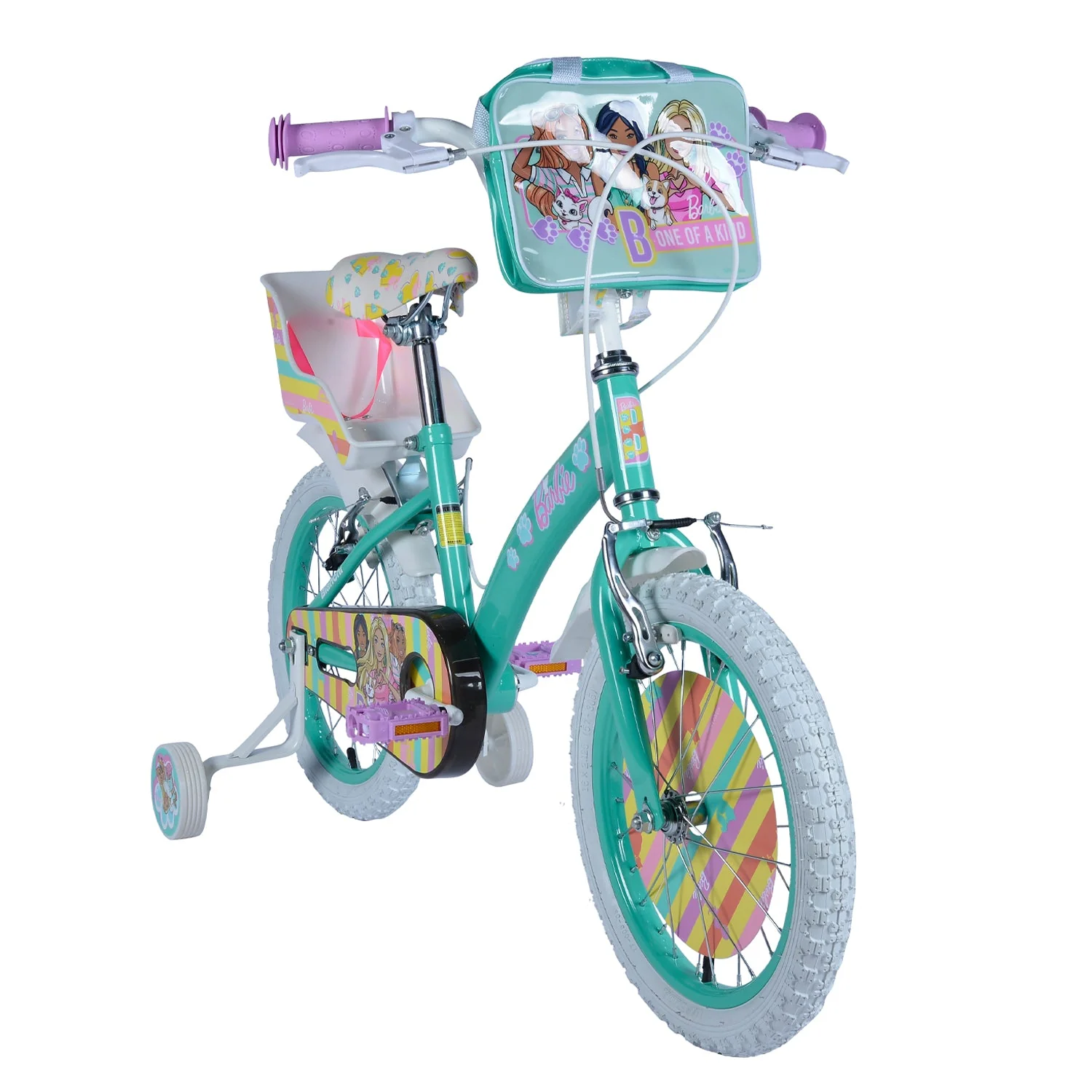Bicicleta Barbie 16 Verde Suave - Image 2