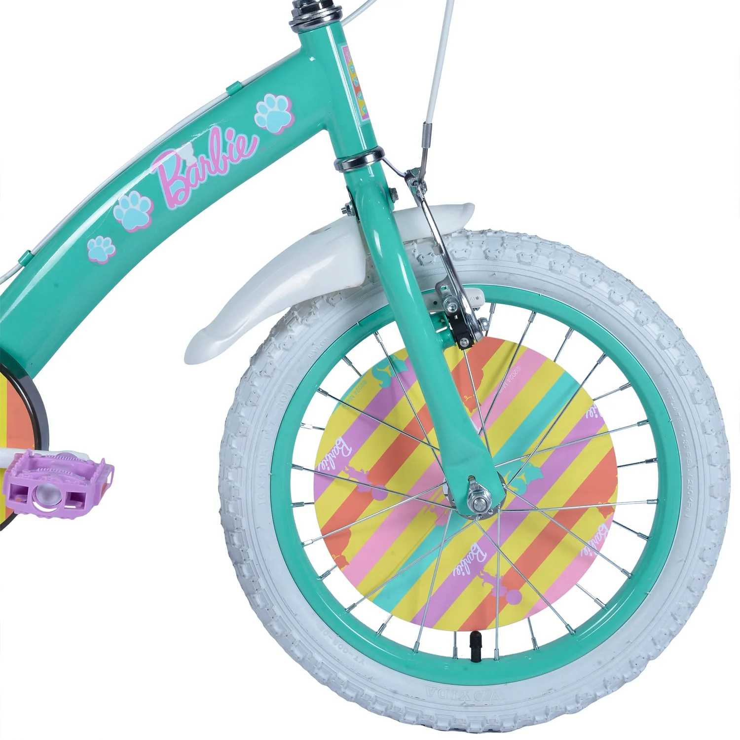 Bicicleta Barbie 16 Verde Suave - Image 3