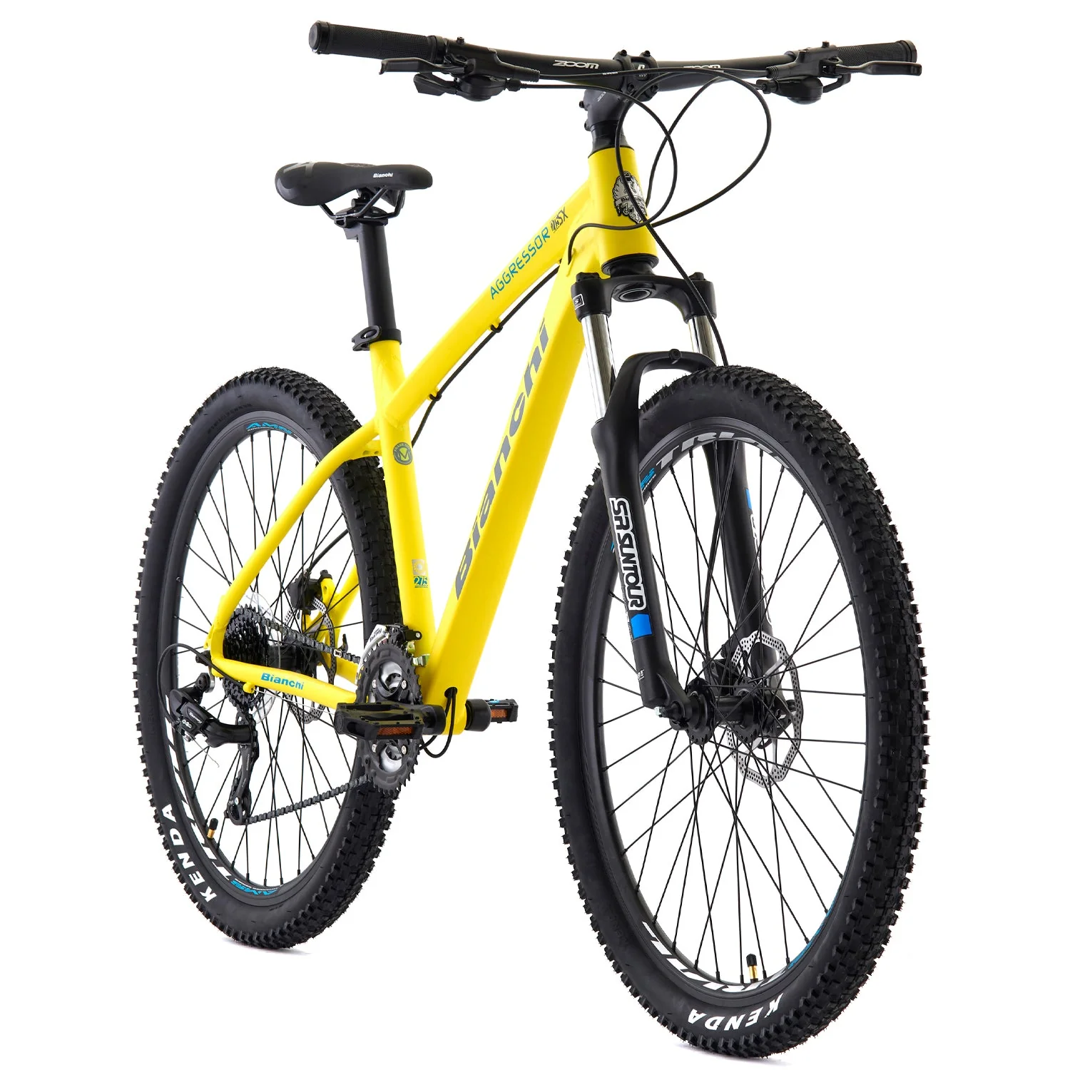 Bicicleta Bianchi Aggressor 275 Sx Amarillo Semi Matte - Image 4
