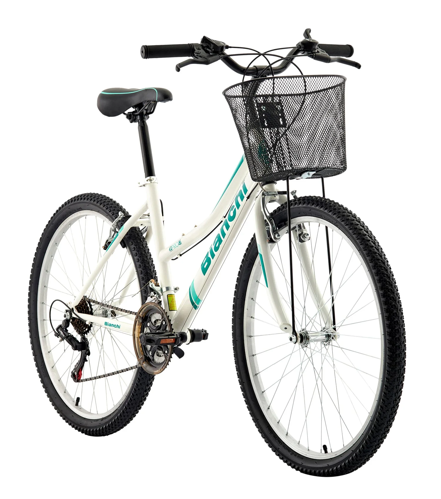 Bicicleta Bianchi Mtb Pro 26 St Lady C/Canasto Blanco/Verde - Image 3