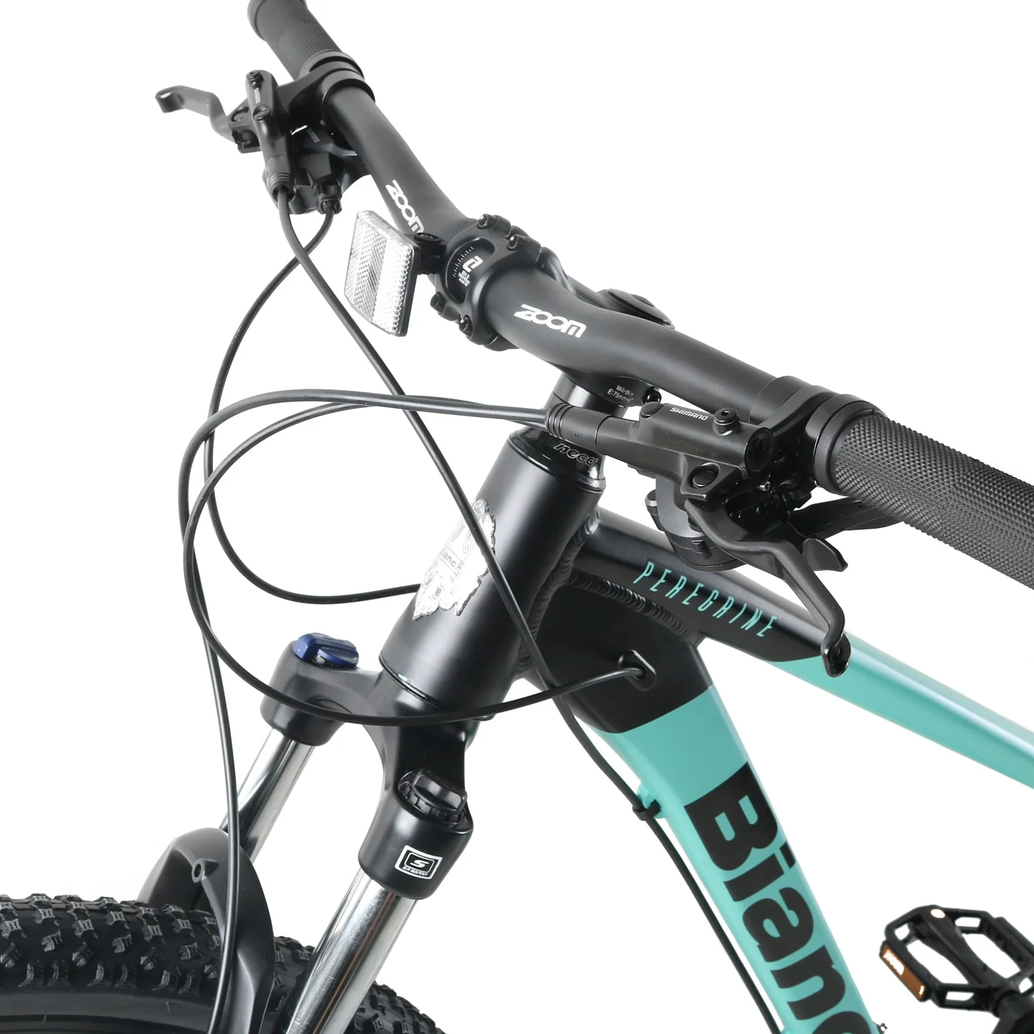 Bicicleta Bianchi Peregrine Celeste / Nero 30 Anniversario - Image 3