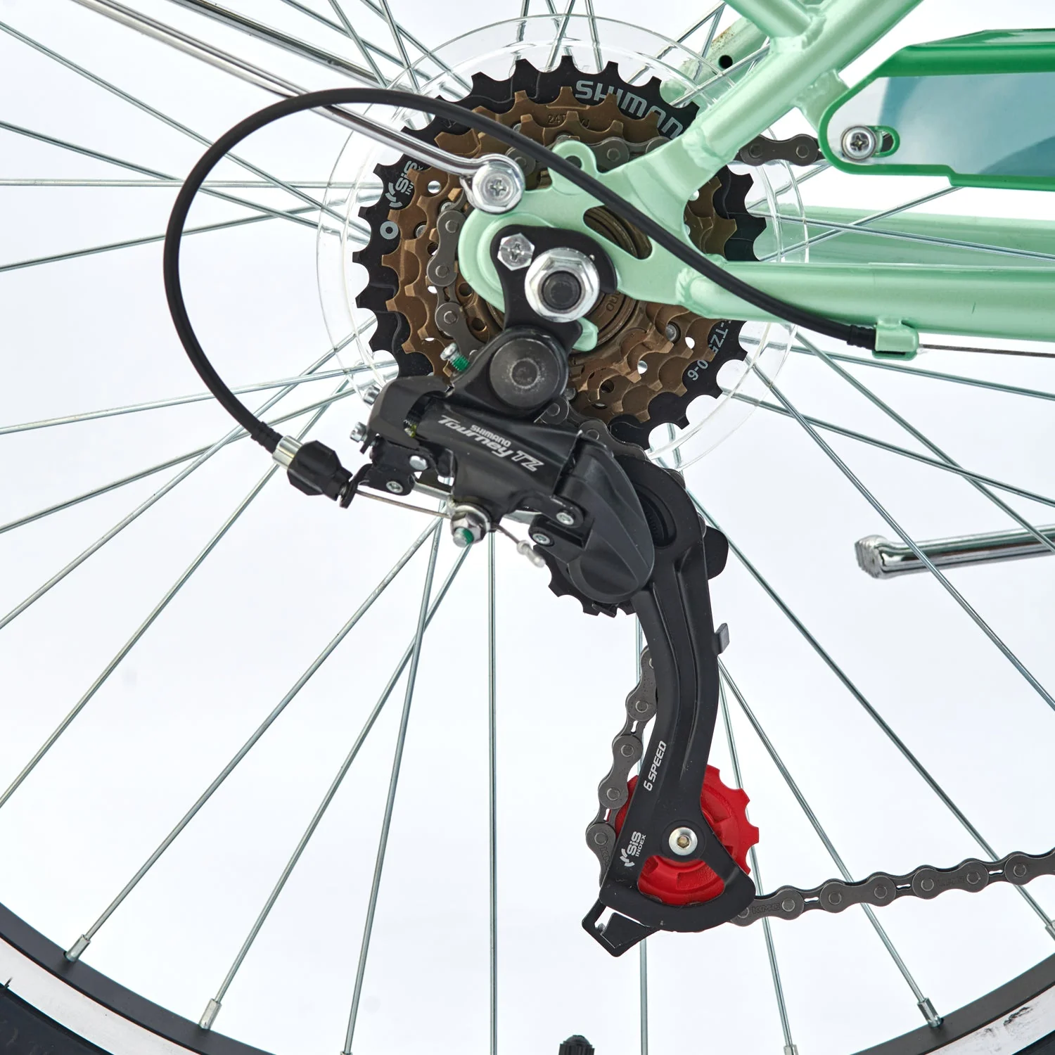 Bicicleta Bianchi Street 24 Lady Verde Claro - Image 4