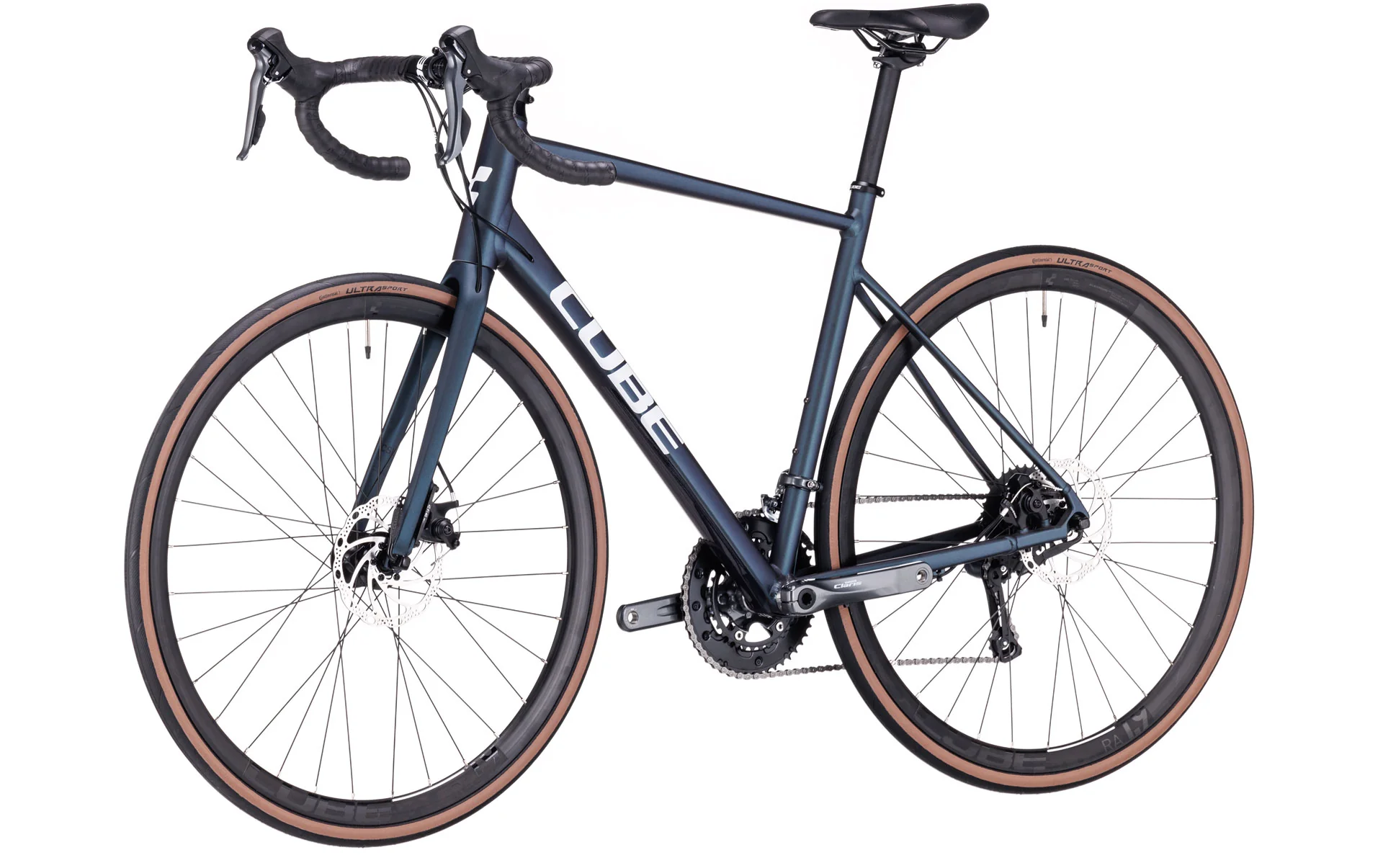 Bicicleta Ruta Cube Attain Aro 700c Azul - Image 3