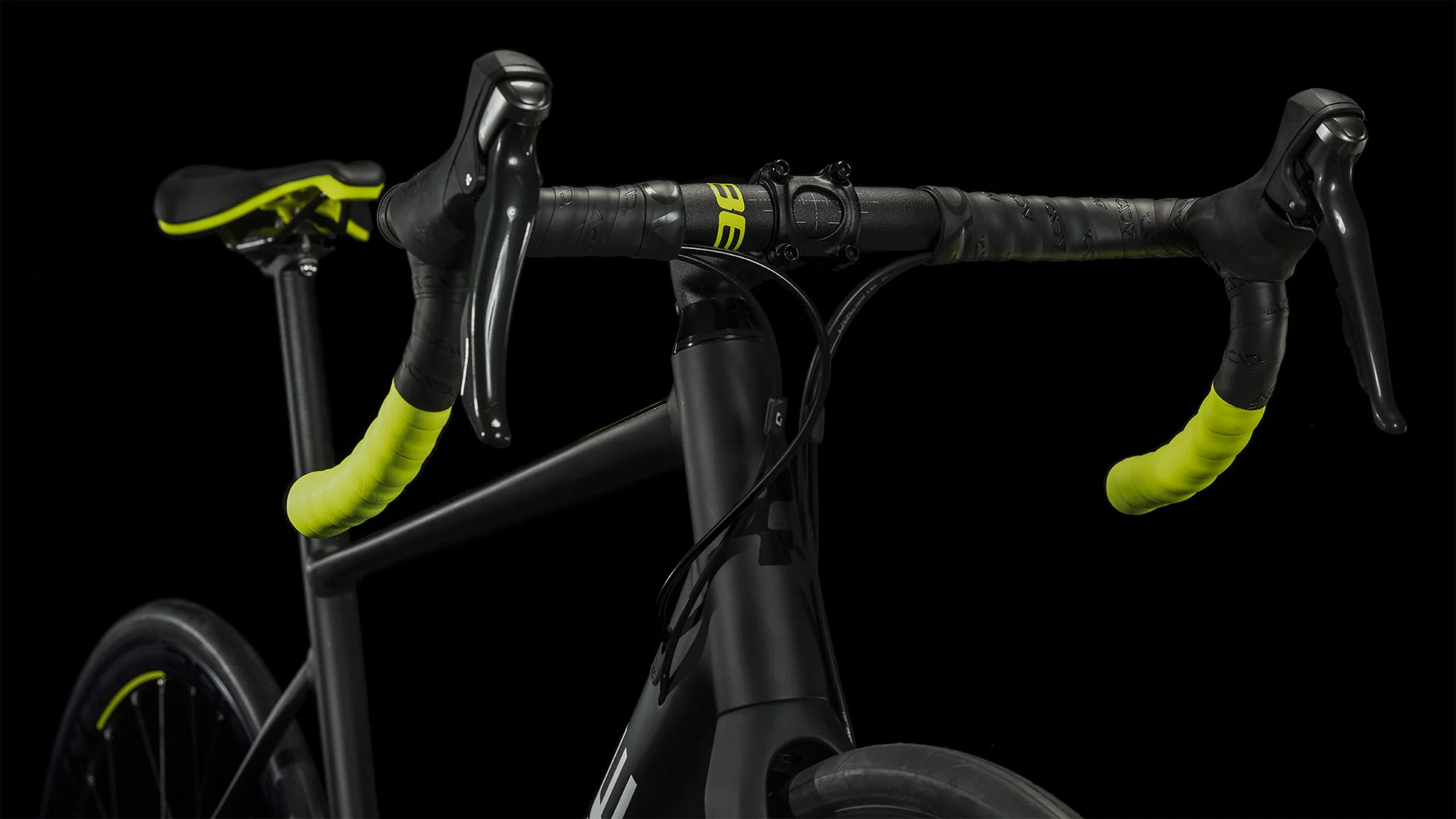 Bicicleta Ruta Cube Attain Race Negro Aro 700c - Image 2
