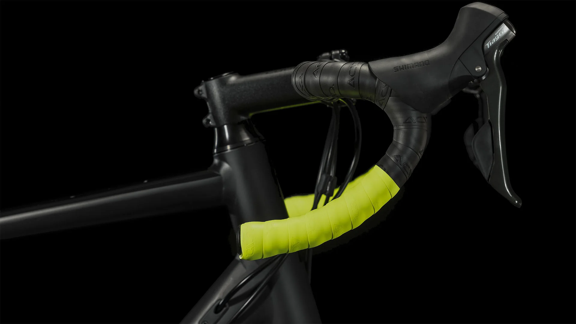 Bicicleta Ruta Cube Attain Race Negro Aro 700c - Image 3