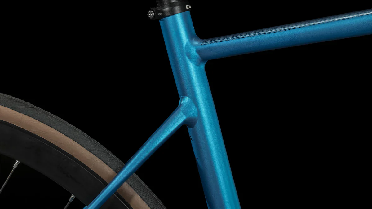 Bicicleta Ruta Cube Attain Race Aro 700c Azul Spectral - Image 6
