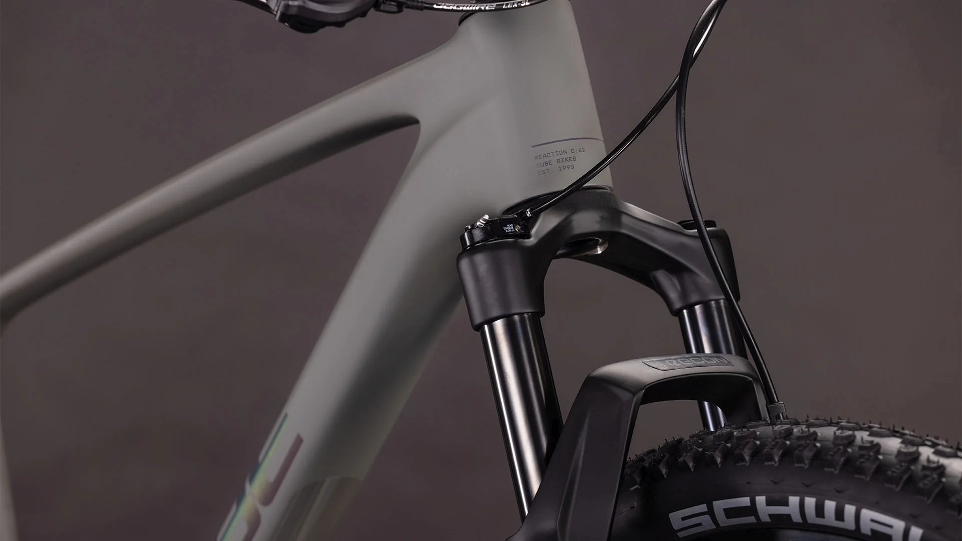 Bicicleta Cube Reaction C:62 ONE Oldgrey´n´Black - Image 5