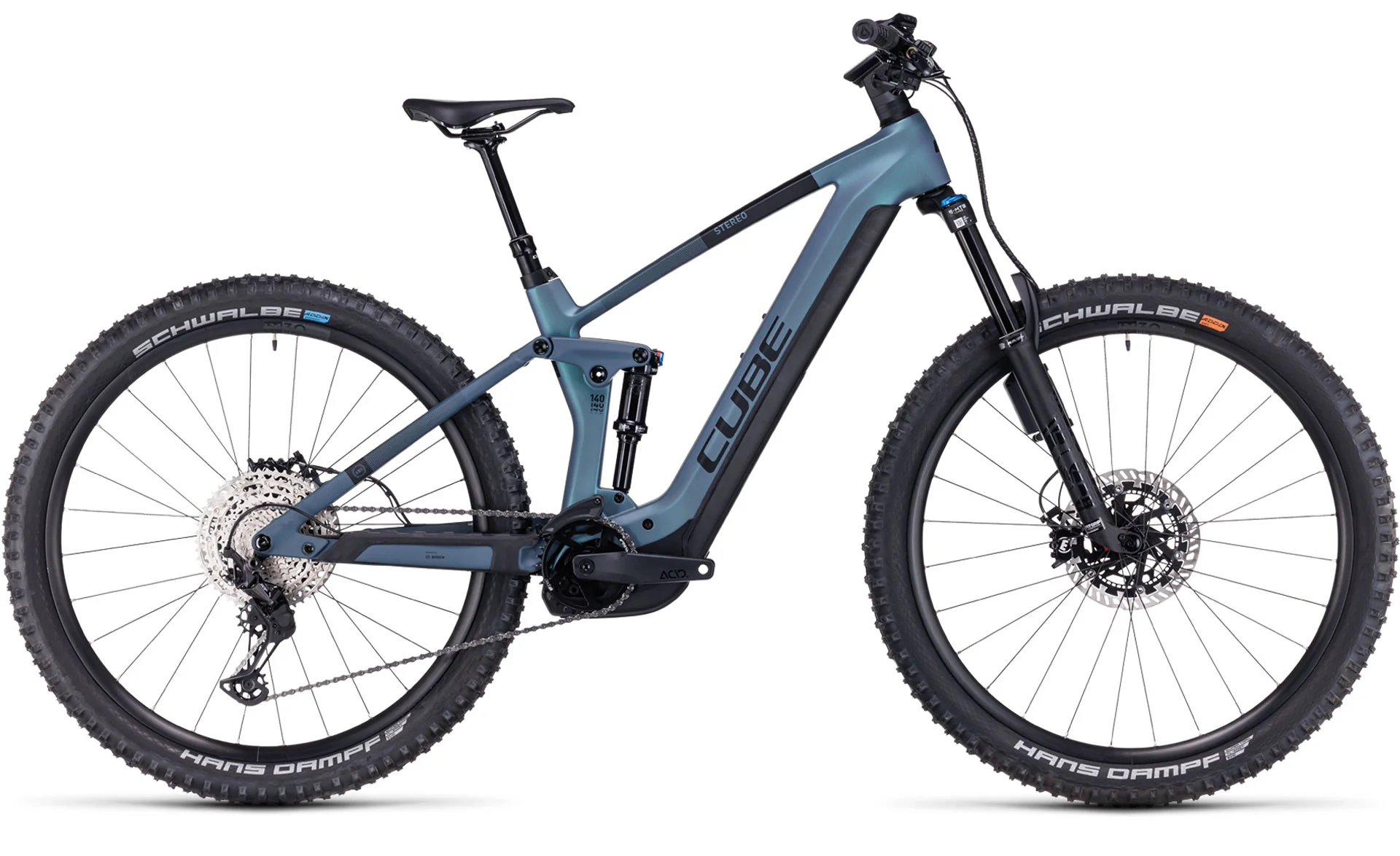 Bicicleta Eléctrica Enduro Stereo Hybrid 140 HPC ABS 750 Gris