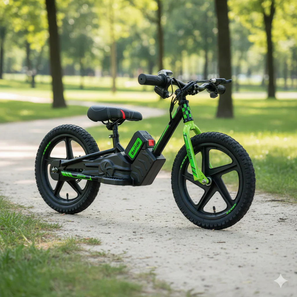 Bicicleta Eléctrica BeRide Aro 12 Verde - Image 4