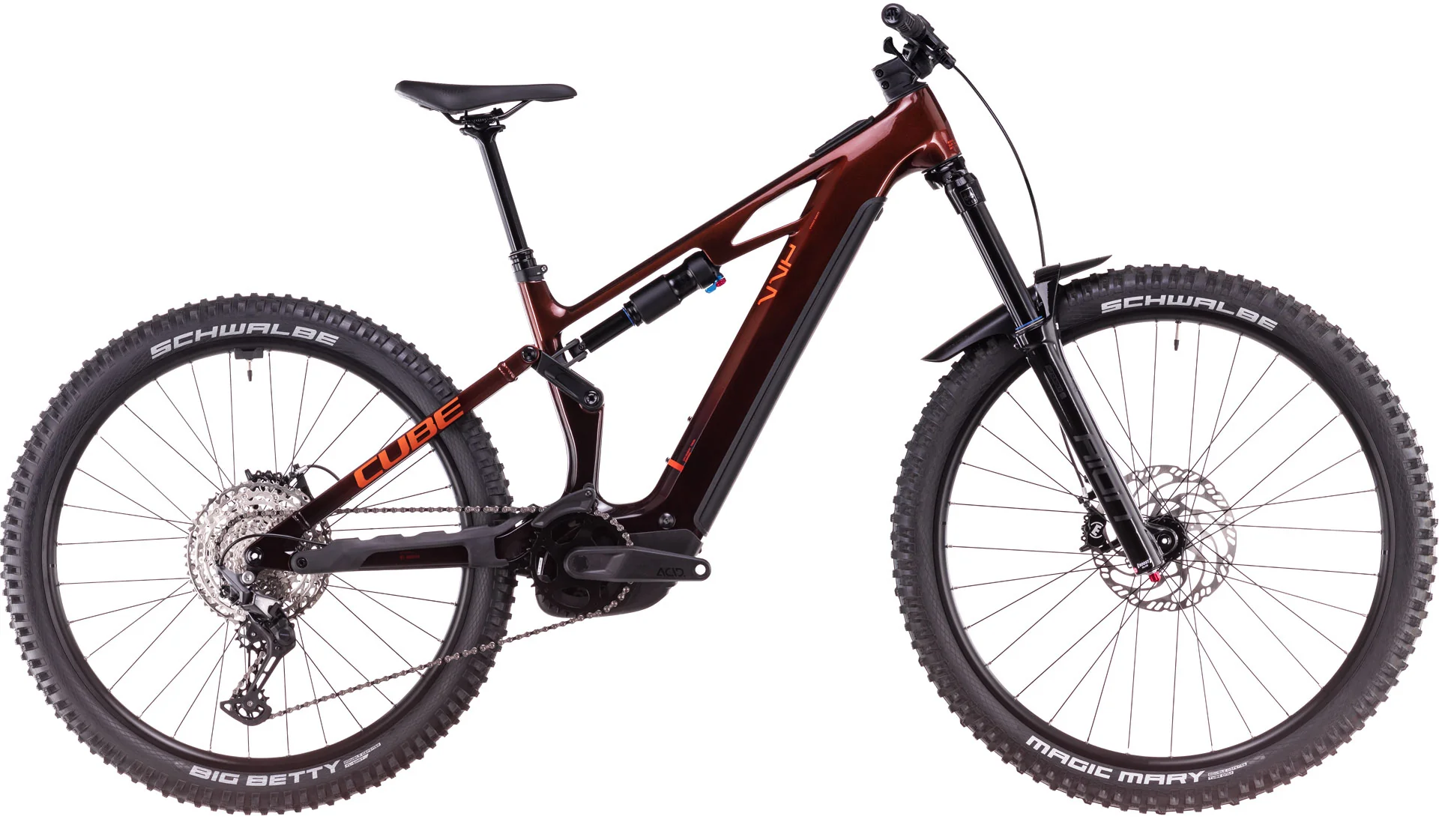 Bicicleta Eléctrica Cube Stereo Hybrid ONE77 HPC Race 800 Liquidorange´n´orange