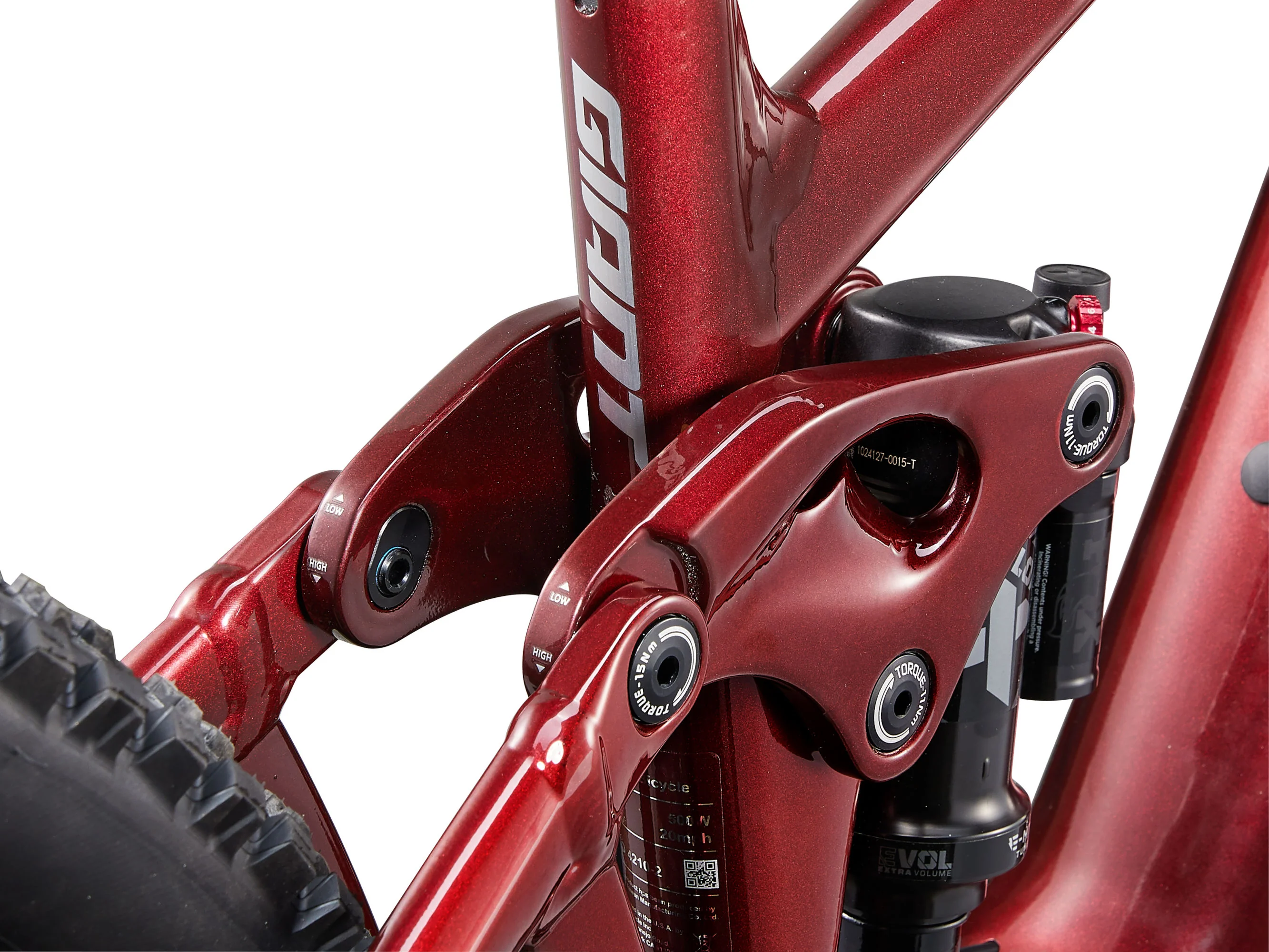 Bicicleta Eléctrica Enduro Giant Reign E+ 2 Sangria - Image 3