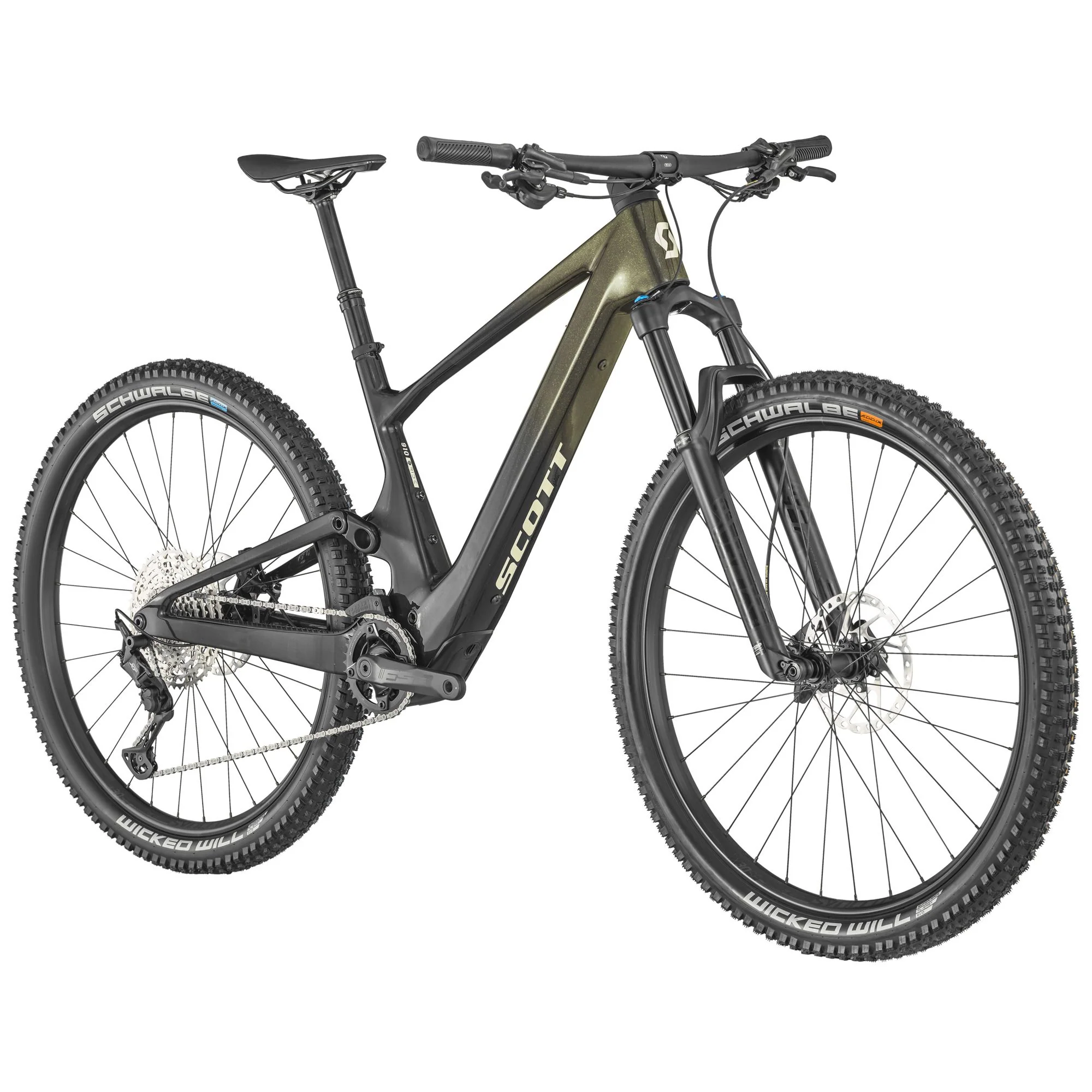 Bicicleta Eléctrica Scott Lumen eRide 910 Negro/Olivo - Image 2