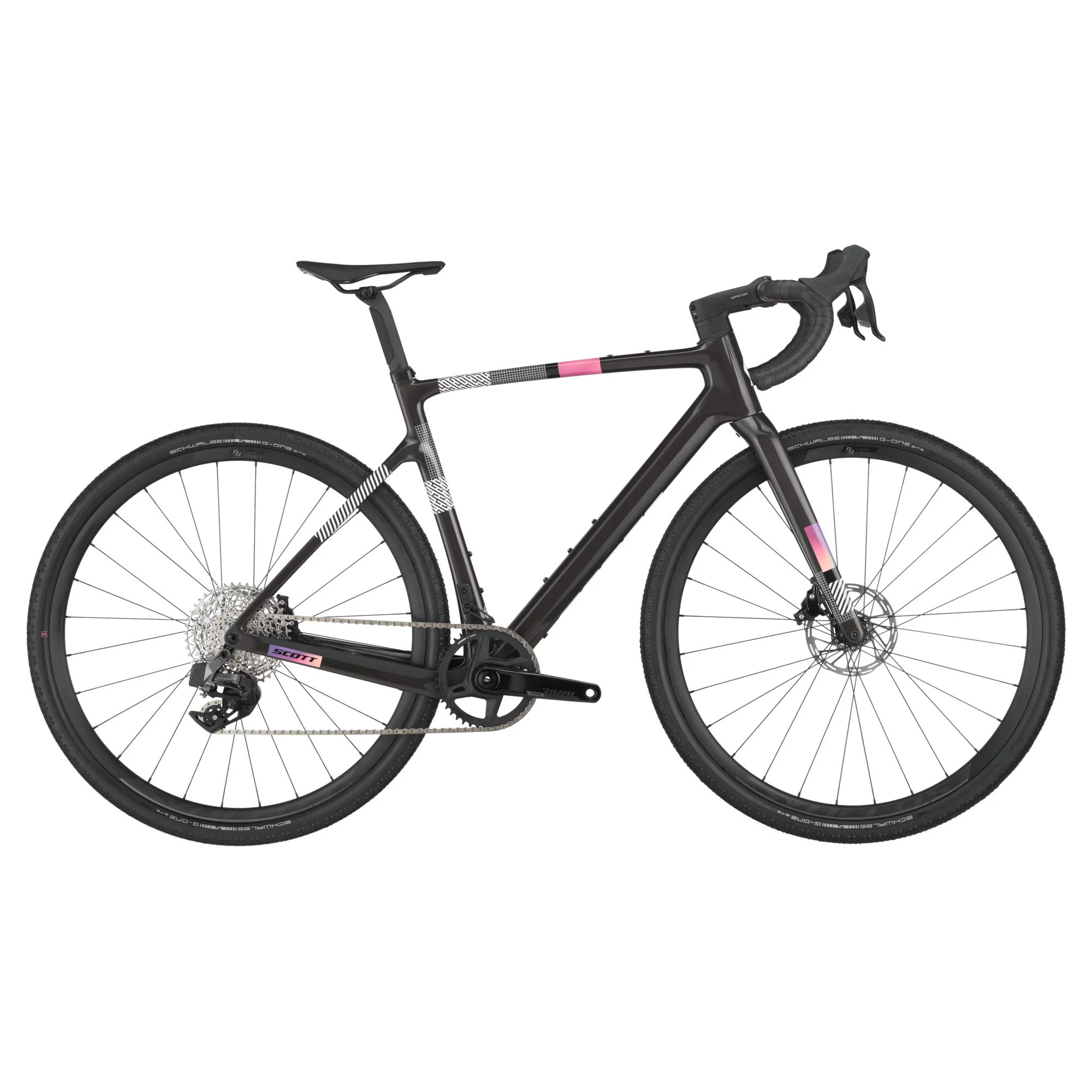 Bicicleta Gravel Scott Addict 30 Carbon Black