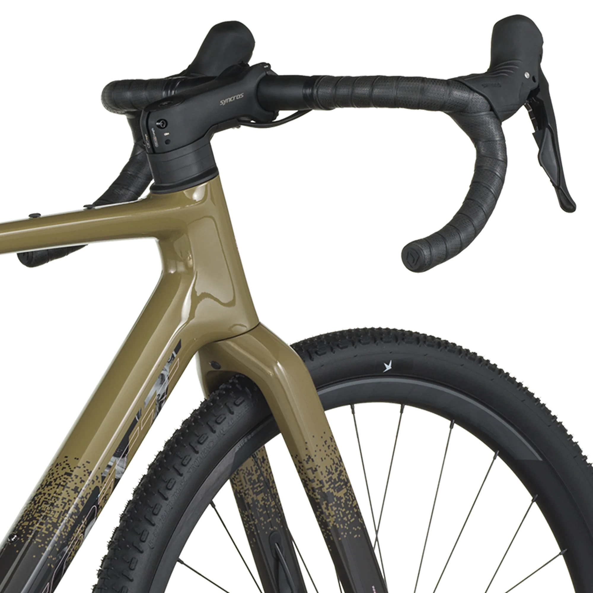 Bicicleta Gravel Scott Addict 40 Kaki Green Carbon Black - Image 3