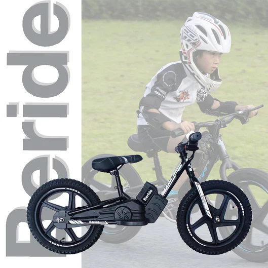 Bicicleta Moto Eléctrica E-Bike BeRide Aro 16 Negra - Image 4