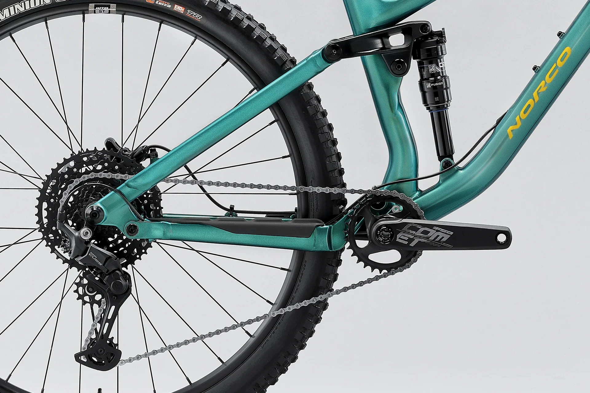 Bicicleta Norco Fluid FS A3 Canadian Mint Green - Image 6